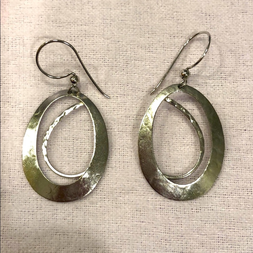 Silver Drop Earrings